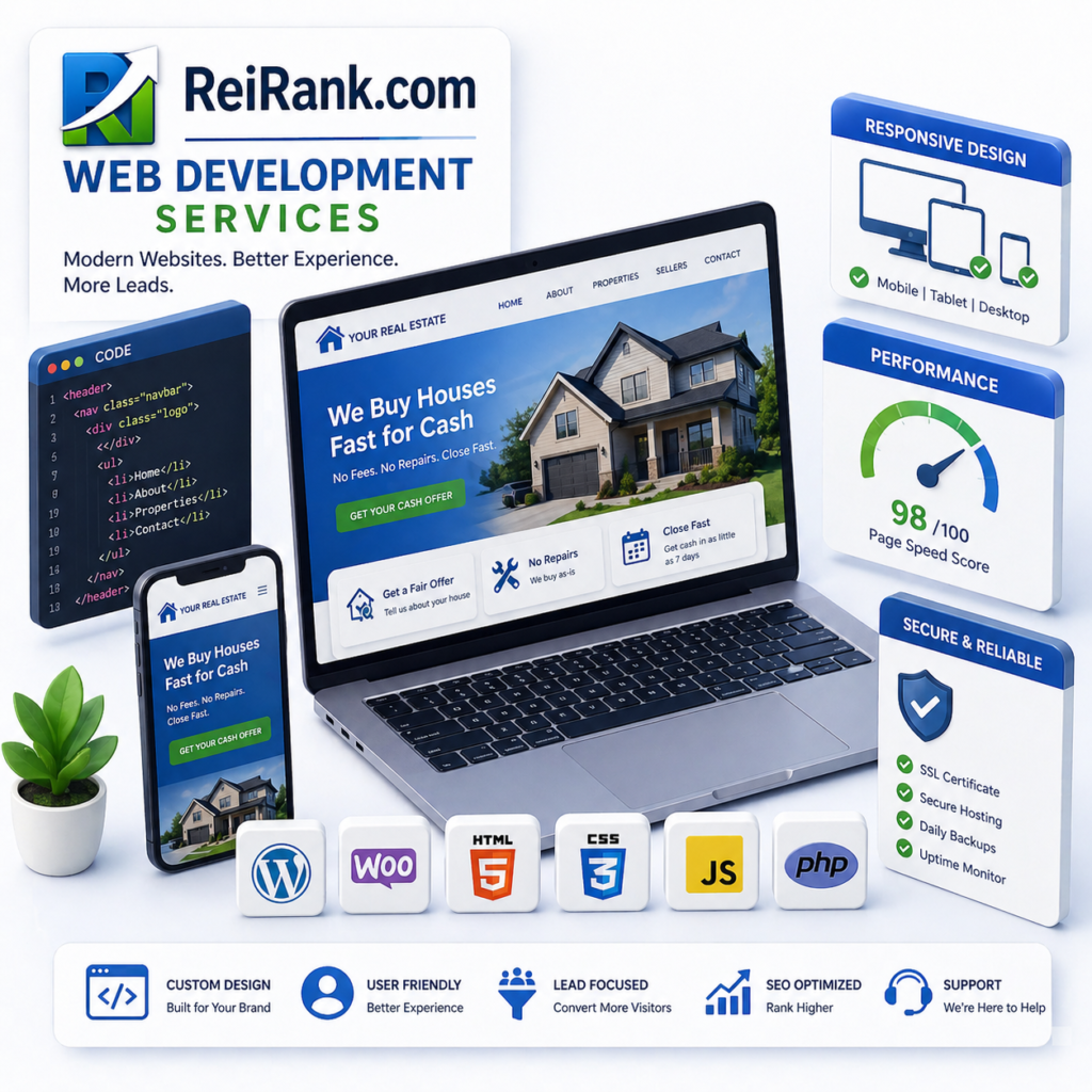 Web development services for REI