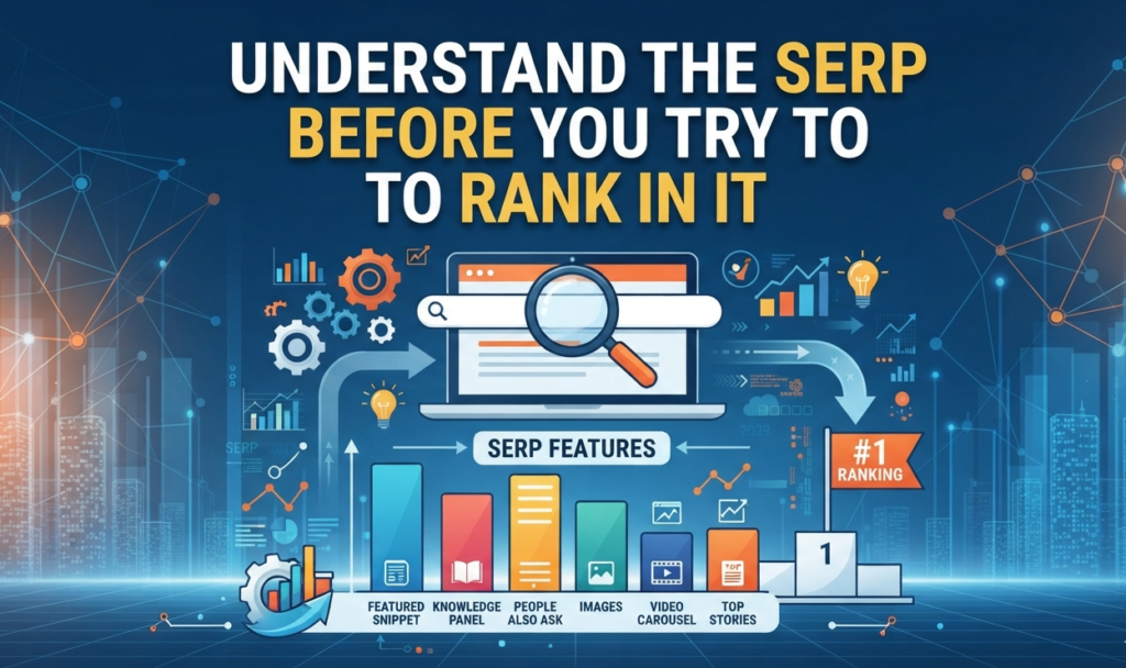 Understand the SERP before you try to rank in it