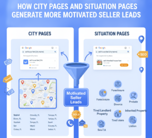 How City Pages and Situation Pages Generate More Motivated Seller Leads