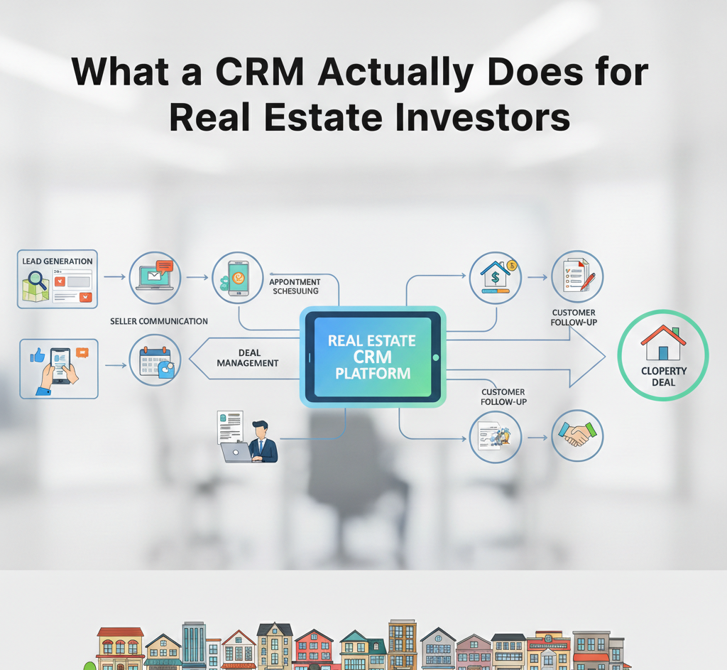 What a CRM Actually Does for Real Estate Investors