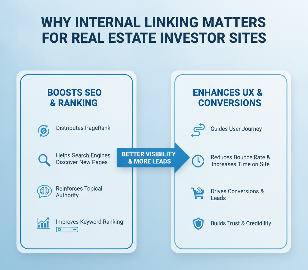 Why Internal Linking Matters for Real Estate Investor Sites