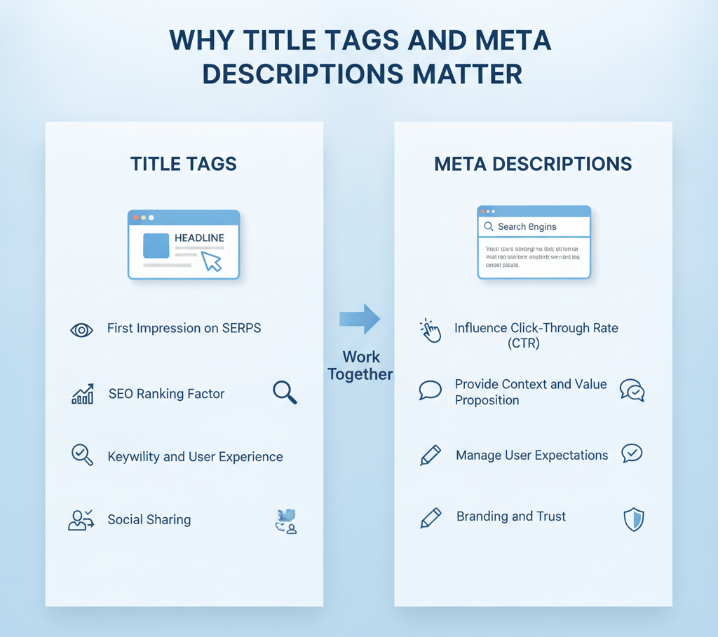 Why Title Tags and Meta Descriptions Matter
