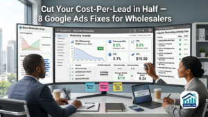 Cut Your Cost-Per-Lead in Half — 8 Google Ads Fixes for Wholesalers