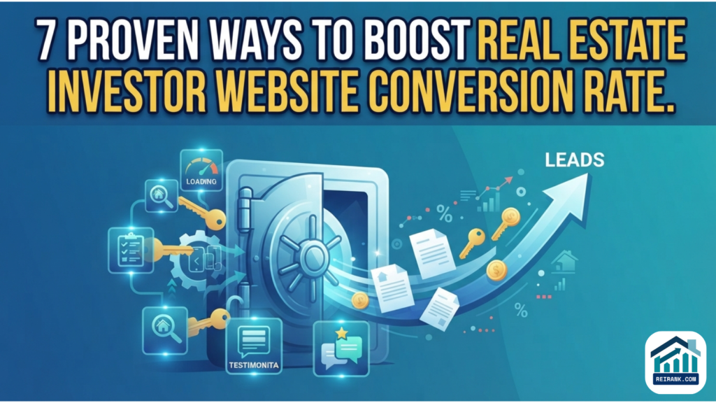 7 Proven Ways to Boost Real Estate Investor Website Conversion Rate