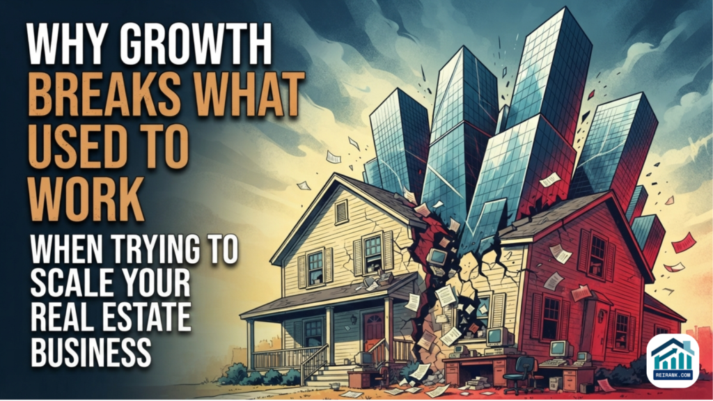 Why Growth Breaks What Used to Work when trying to Scale Your Real Estate Business
