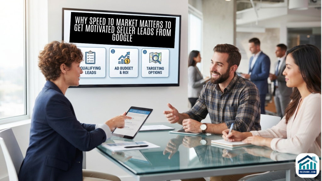 Why Speed to Market Matters to Get Motivated Seller Leads From Google